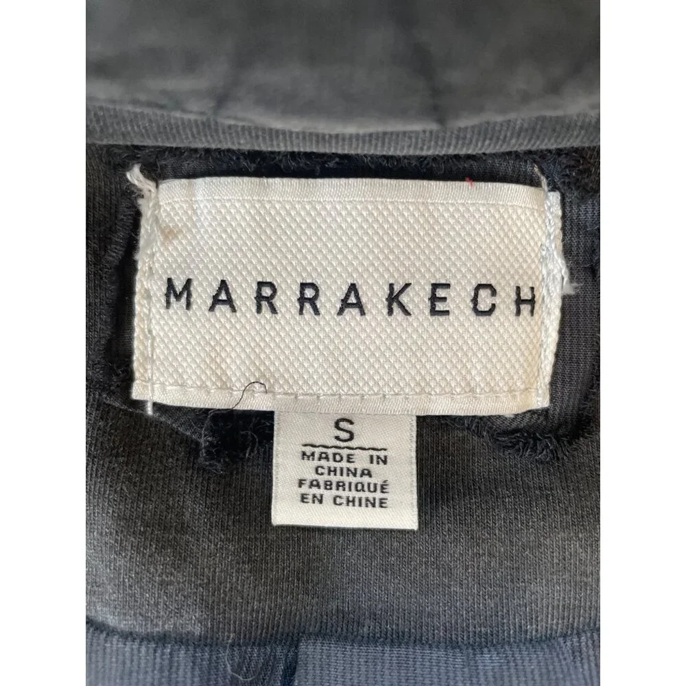Anthropologie Marrakech Women's Small Harlow Asymmetrical Moto Jacket Leather - Picture 8 of 9